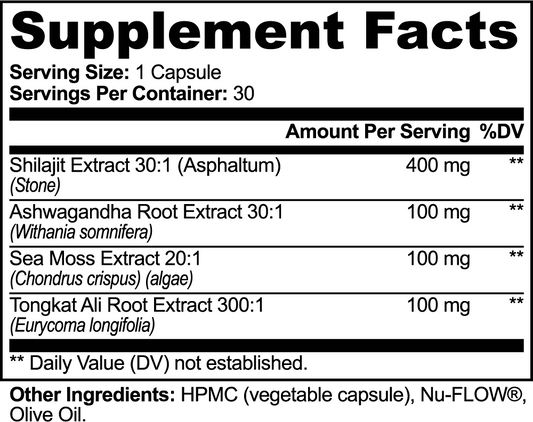 Shilajit Adaptogen Complex - 400 mg