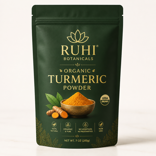 Ruhi Botanicals Organic Turmeric Powder 200g pouch