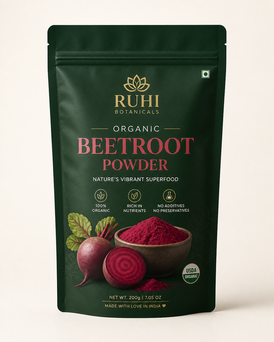 Ruhi Botanicals Organic Beetroot Powder 200g pouch